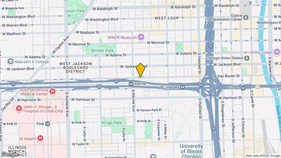 1139 W Van Buren St Map and Location Details