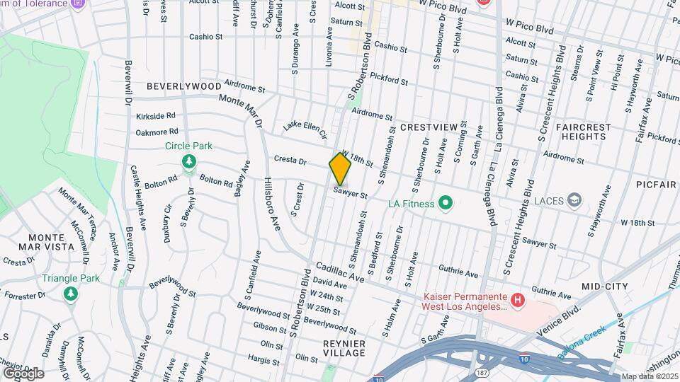 8928 Sawyer St Map and Location Details