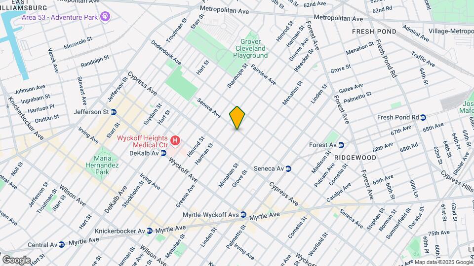 504 Seneca Ave Mapa y Detalles de la Ubicación