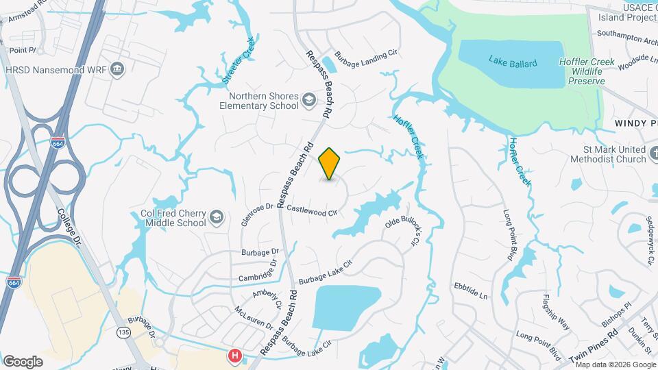 6204 Coachman Dr S Map and Location Details