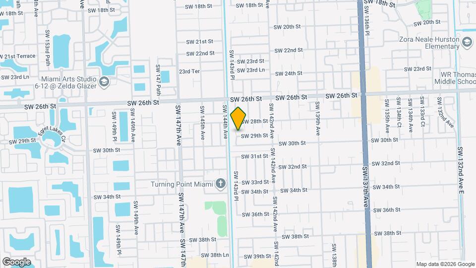 2891 SW 143rd Pl Map and Location Details