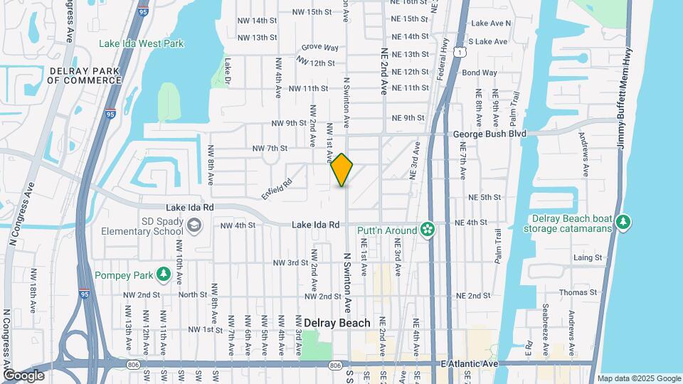 450 N Swinton Ave Map and Location Details