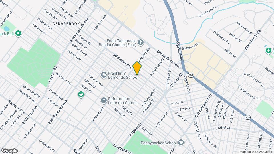 7943 Temple Rd Map and Location Details