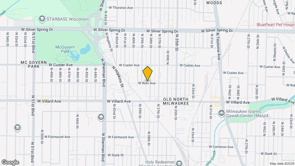 3806 W Rohr Ave Map and Location Details