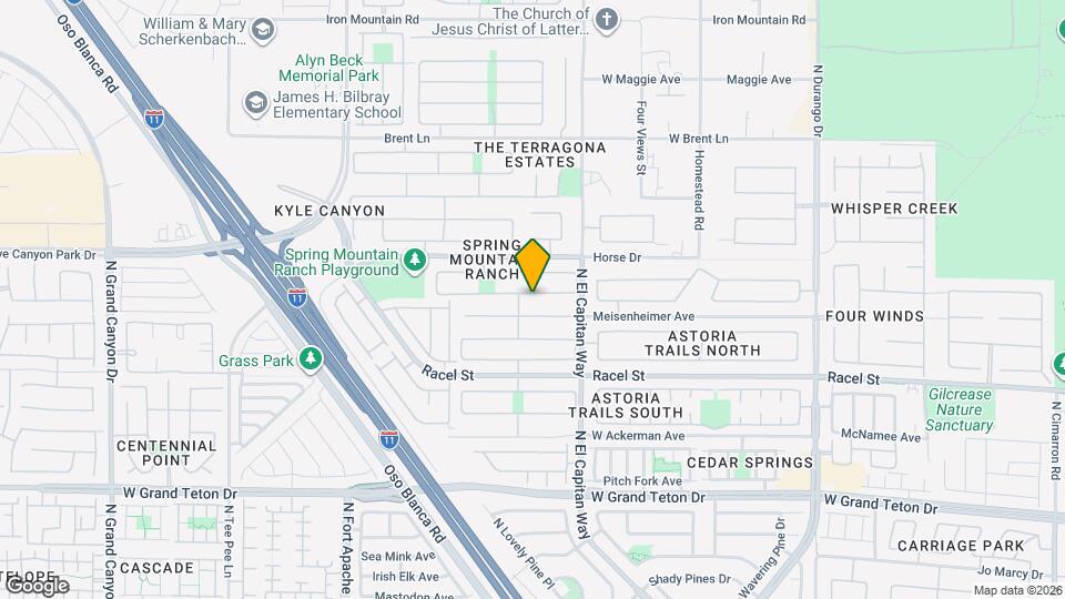 8905 W Tumblewood Ave Map and Location Details