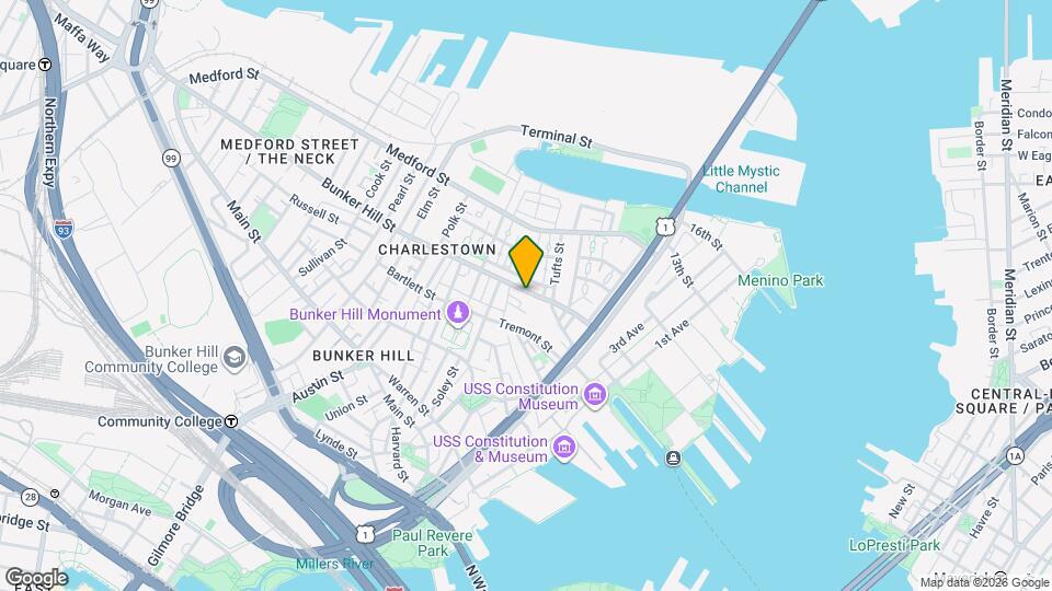 84 Bunker Hill St, Unit 3 Map and Location Details