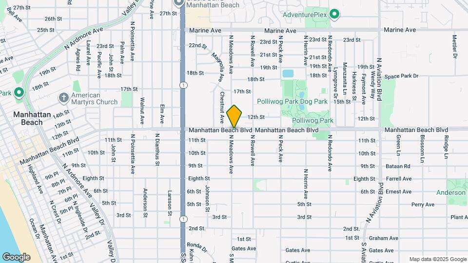 1306 Manhattan Beach Blvd, Unit 1306MANHATTANBCHBLVD Map and Location Details