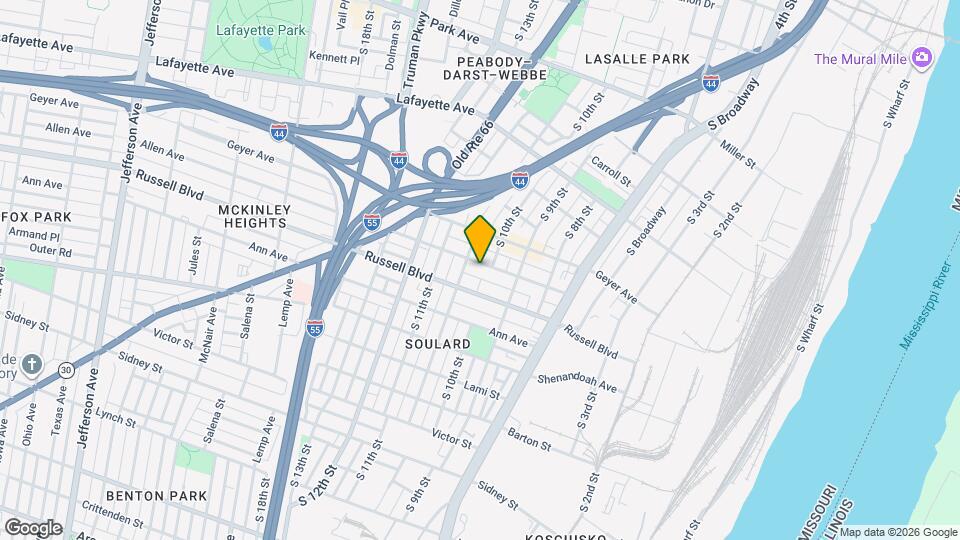 1010 Allen Ave Map and Location Details