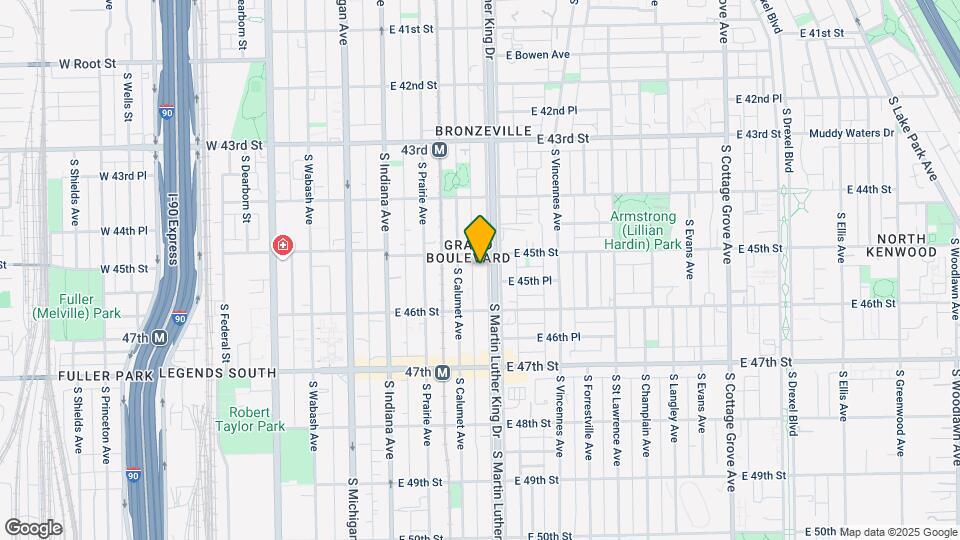 4512 S King Dr Map and Location Details