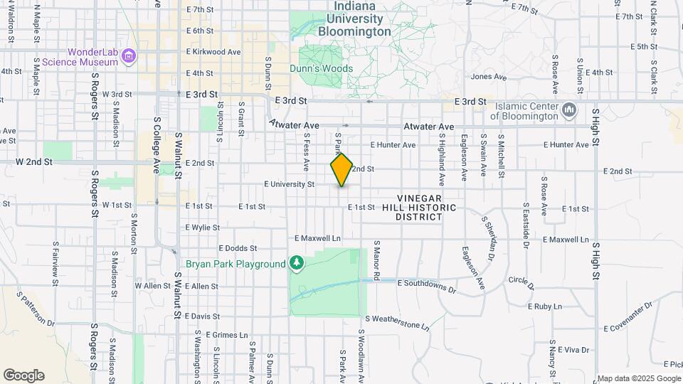 705 S Park Ave Map and Location Details