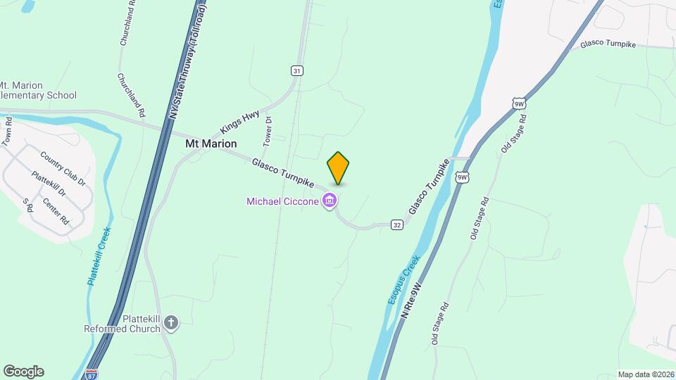 490 Glasco Turnpike Map and Location Details