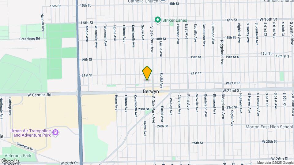 2131 Grove Ave Map and Location Details