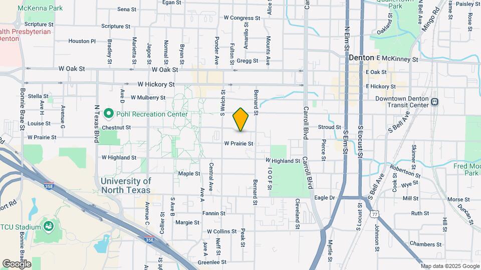 927 W Chestnut St Map and Location Details