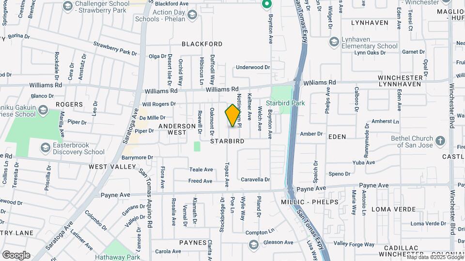 1128-1130 Topaz Ave Mapa y Detalles de la Ubicación