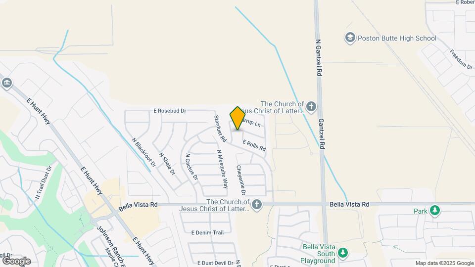 1325 E Saguaro Trail Mapa y Detalles de la Ubicación