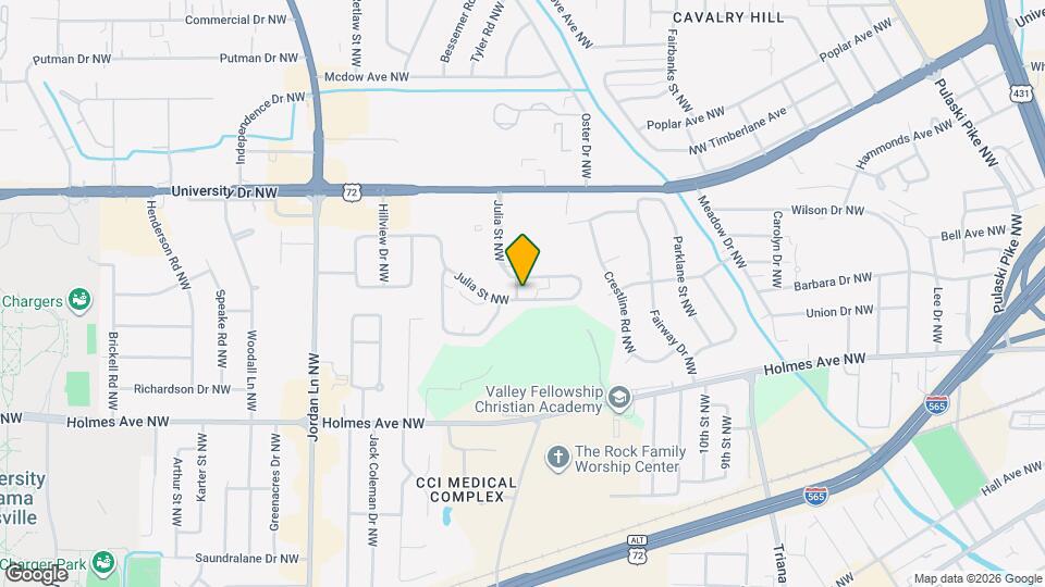 900 Candlewood Dr NW Map and Location Details