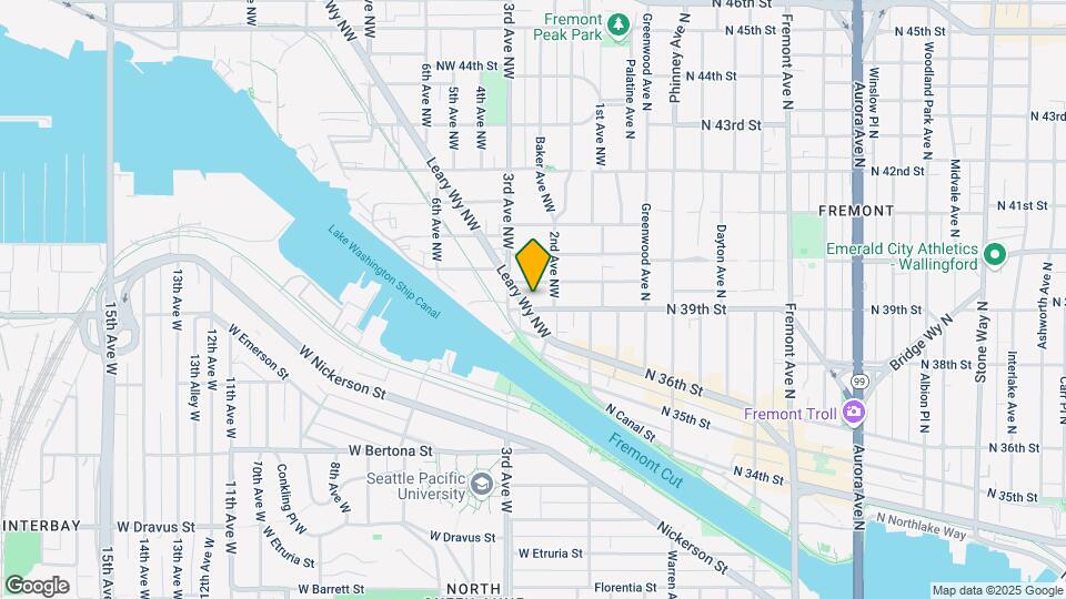 3900 Leary Wy NW Map and Location Details