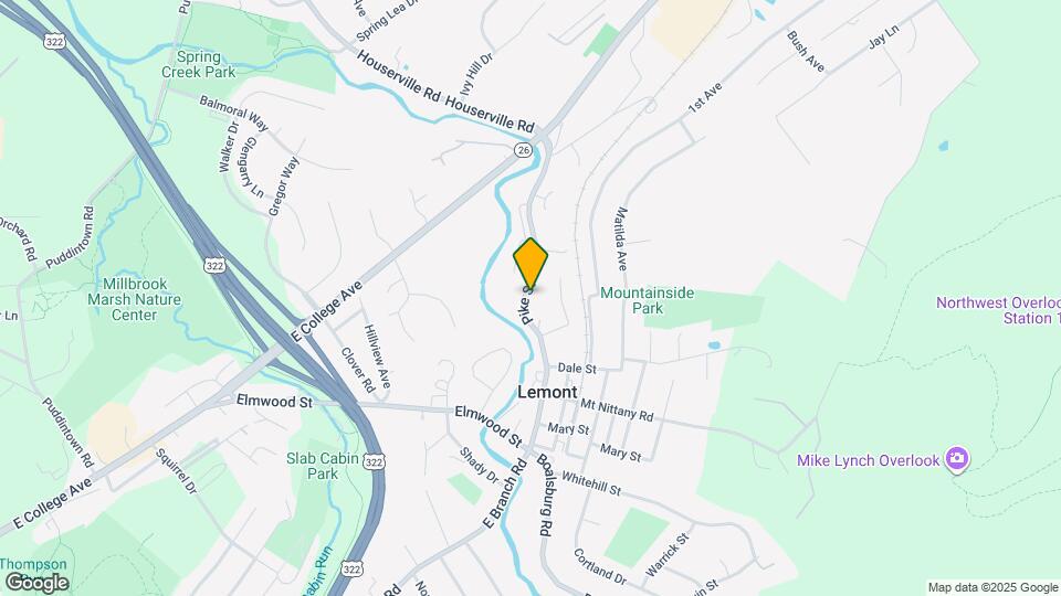 601 Pike St Map and Location Details