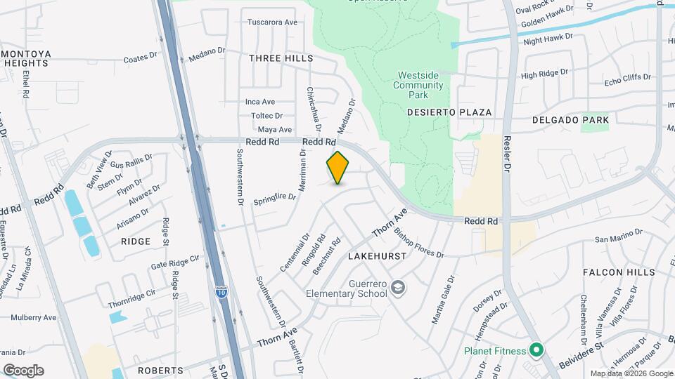 817 Centennial Dr Map and Location Details