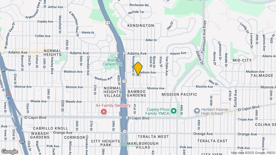 4554 Marlborough Dr Map and Location Details