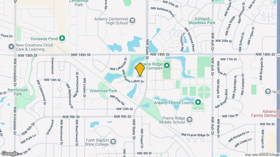 1606 NW Prairie Lakes DR Map and Location Details