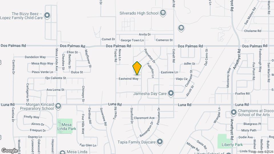 13074 Eastwind Way Map and Location Details