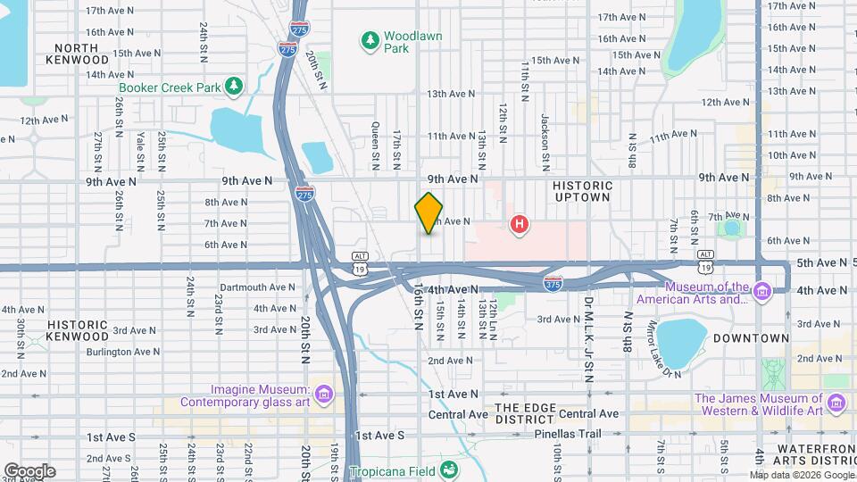 607 1/2 16th St N Map and Location Details