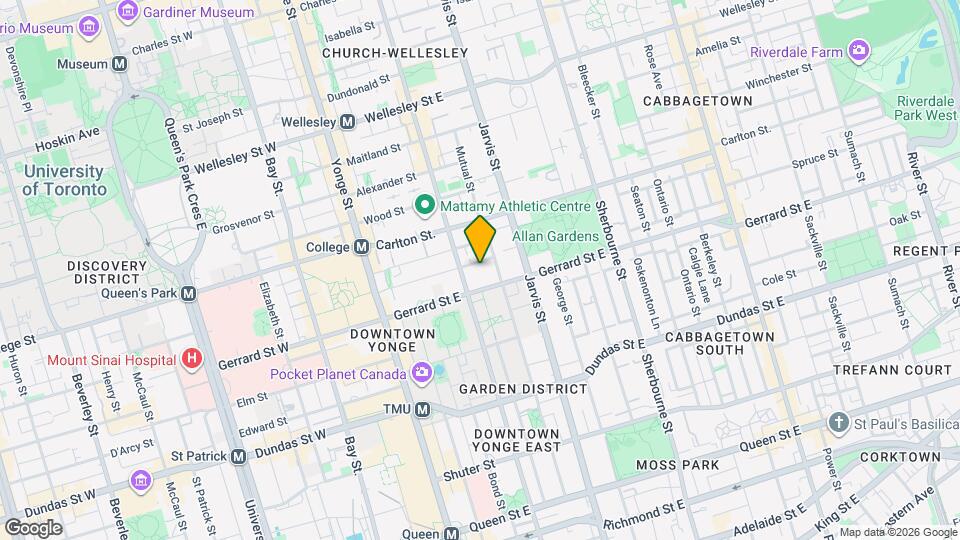 101 McGill St Map and Location Details