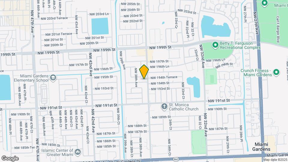 3715 NW 194th St Map and Location Details