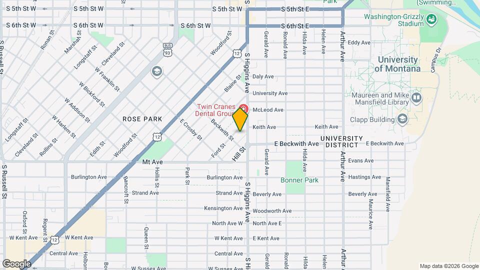 428 Ford St Map and Location Details