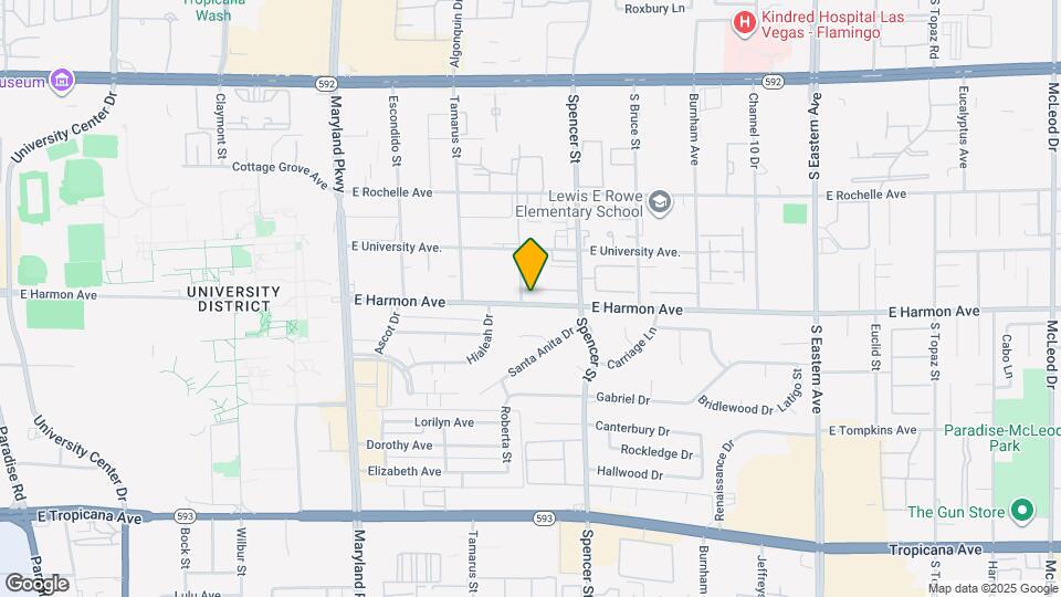 1675 Jupiter Ct Map and Location Details