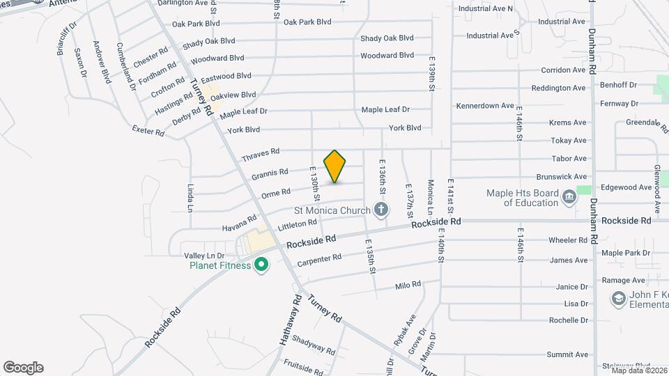 13200 Orme Rd Map and Location Details