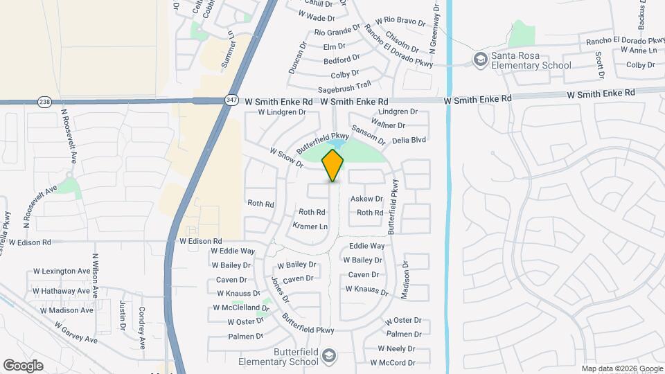20711 N Santa Cruz Dr Mapa y Detalles de la Ubicación
