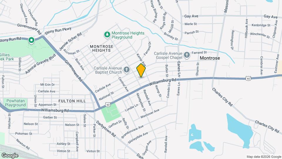 2205 National St Map and Location Details