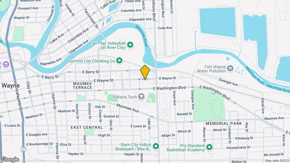 1614 E Wayne St Map and Location Details