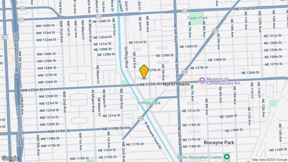 365 NE 125th St Map and Location Details