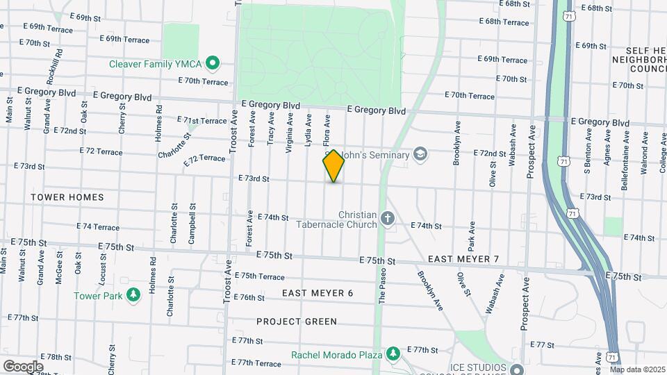 1507 E 73rd St Map and Location Details