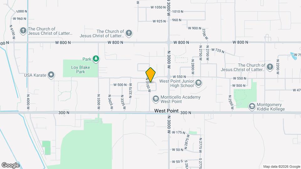 3133 W 525 N Map and Location Details