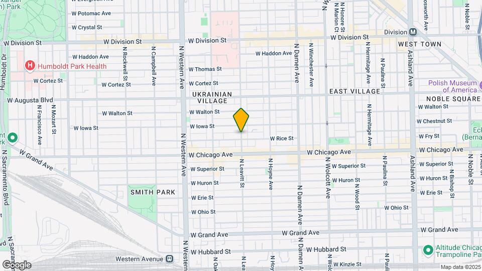 852 N Leavitt St Mapa y Detalles de la Ubicación