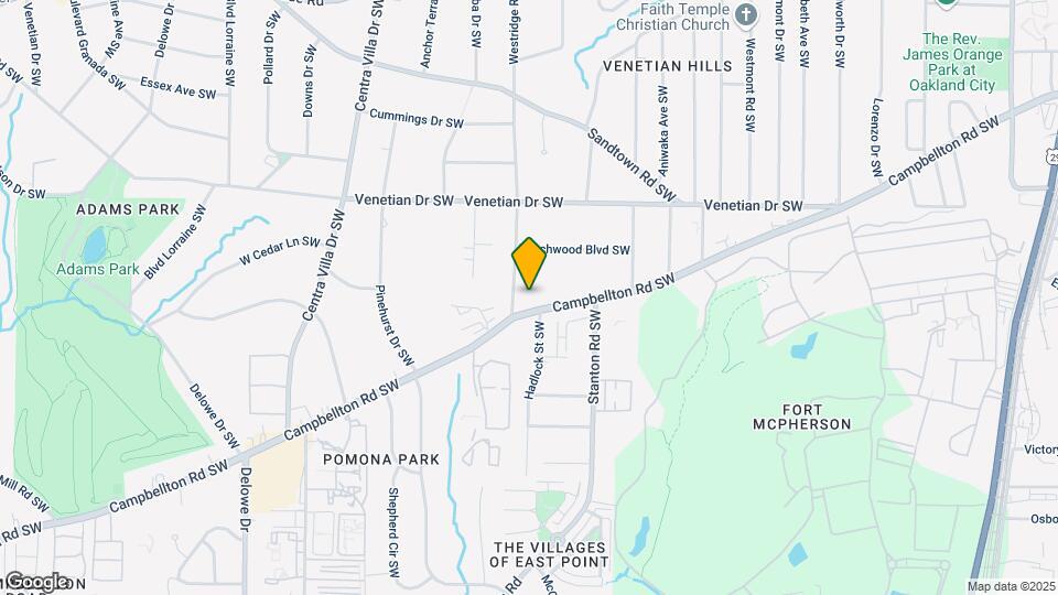1775 Campbellton Rd SW, Unit Unit3Studio Map and Location Details