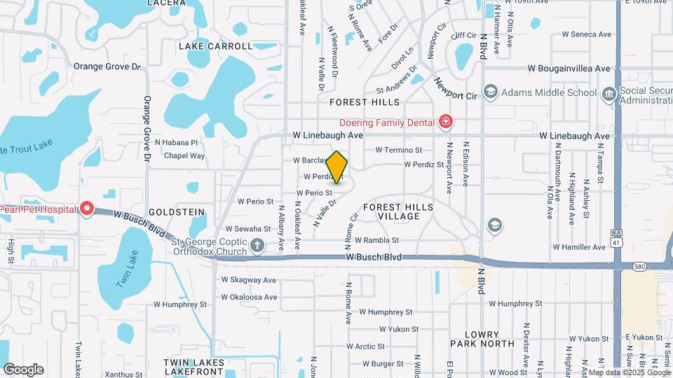 1709 W Perio St Map and Location Details