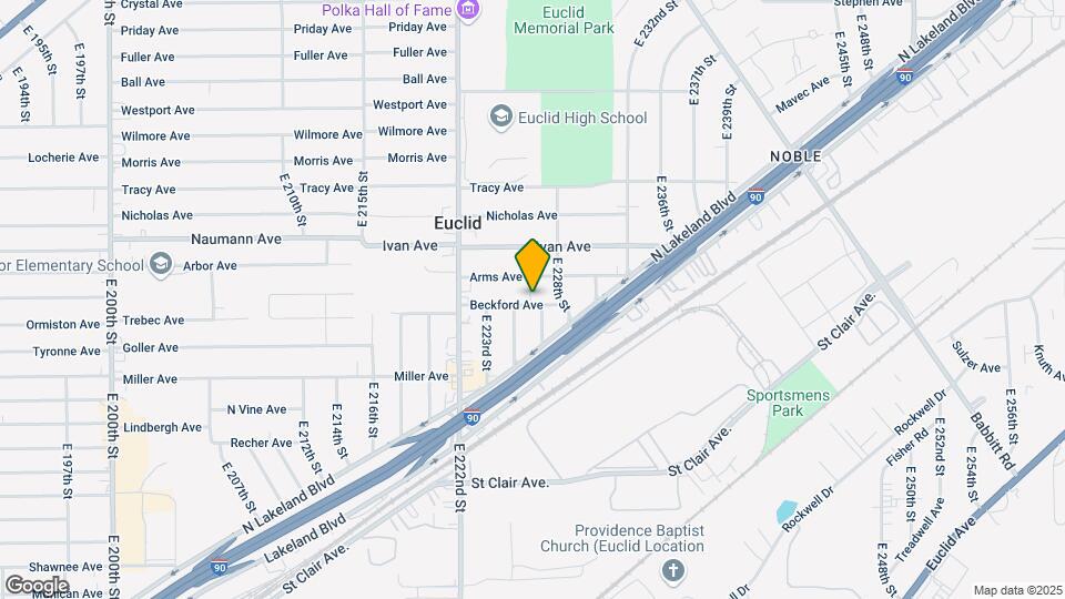 22471 Beckford Ave Map and Location Details
