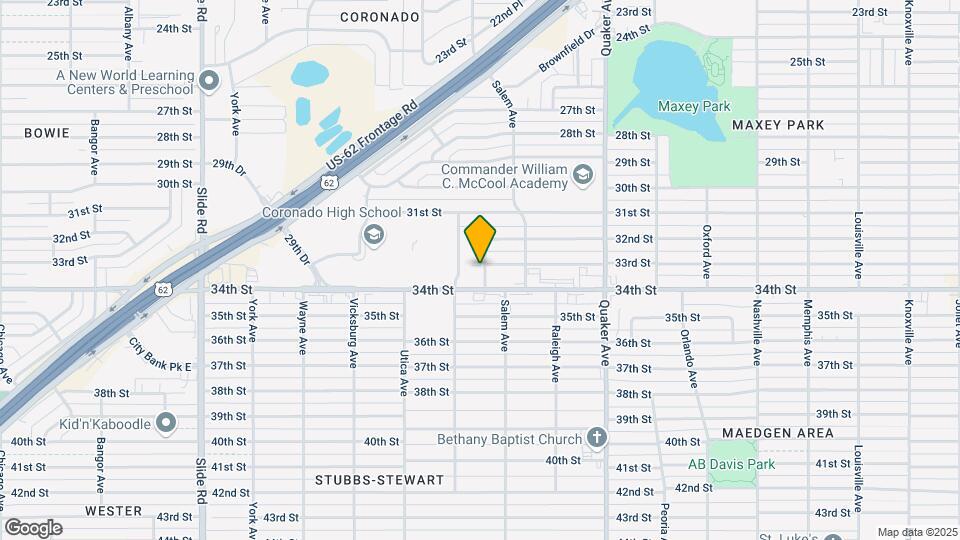 3302 Salisbury Ave Map and Location Details