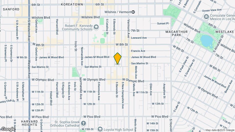 2965 San Marino St Map and Location Details