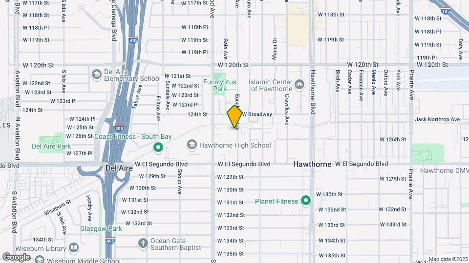 12511 Eucalyptus Ave Map and Location Details