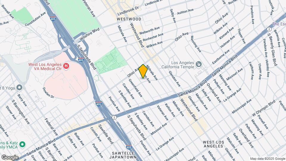 10949 Massachusetts Ave Map and Location Details