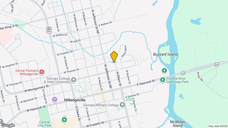 340 N Elbert St Map and Location Details