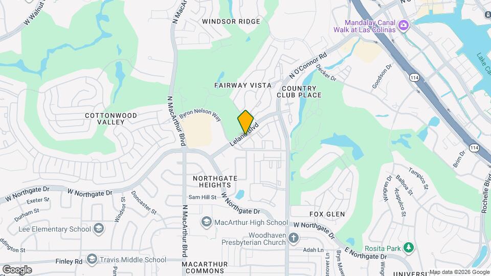 4549 N O'Connor Rd, Unit 1262 Map and Location Details