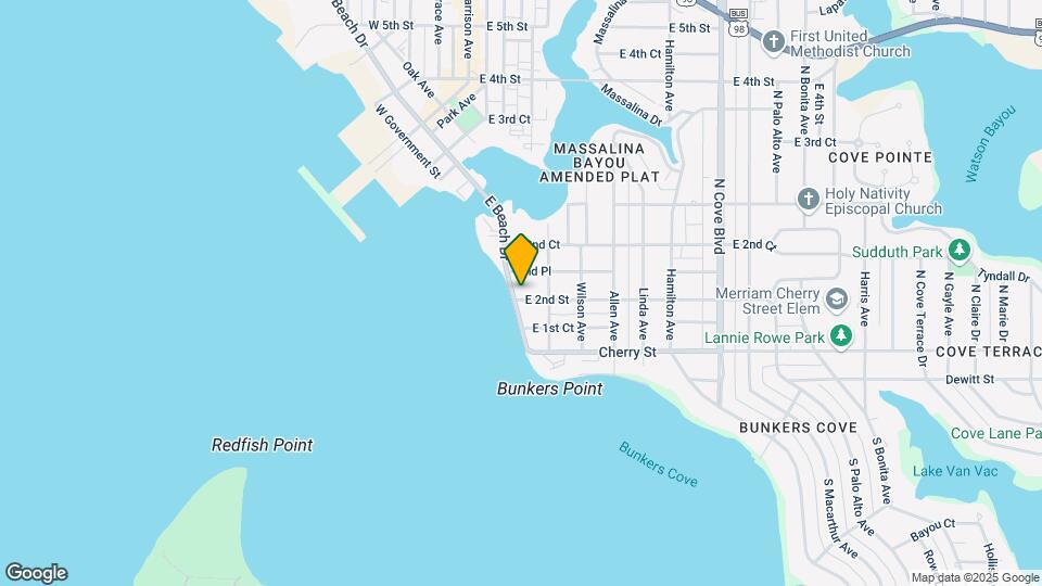 521 E BEACH Dr Mapa y Detalles de la Ubicación