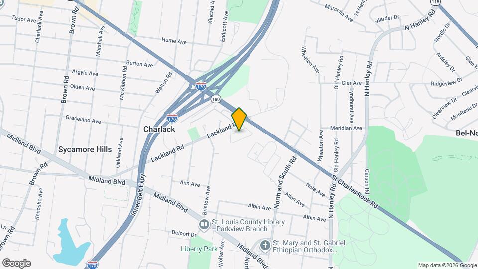 Lackland Plaza Apartments Map and Location Details